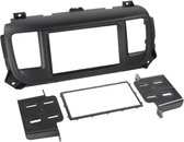 2-DIN paneel Citroen / Peugeot / Toyota 2016- zwart