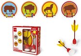 Scratch Soft Darts Jeu indien avec 2 flèches