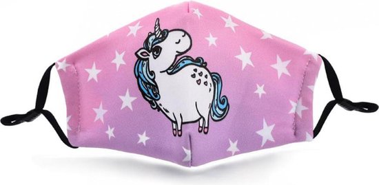 Bol Com Wasbaar Mondkapje Van Mondkap Monkeys Unicorn Niet Medisch 2 Pm2 5 Filters