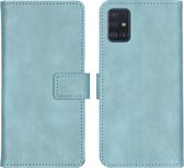 iMoshion Hoesje Geschikt voor Samsung Galaxy A51 Hoesje Met Pasjeshouder - iMoshion Luxe Bookcase - Lichtblauw