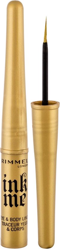 Gouden Rimmel Ink Me Eye & Body eyeliner met applicator.