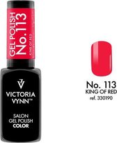 Gellak Victoria Vynn™ Gel Nagellak - Salon Gel Polish Color 113 - 8 ml. - King of Red