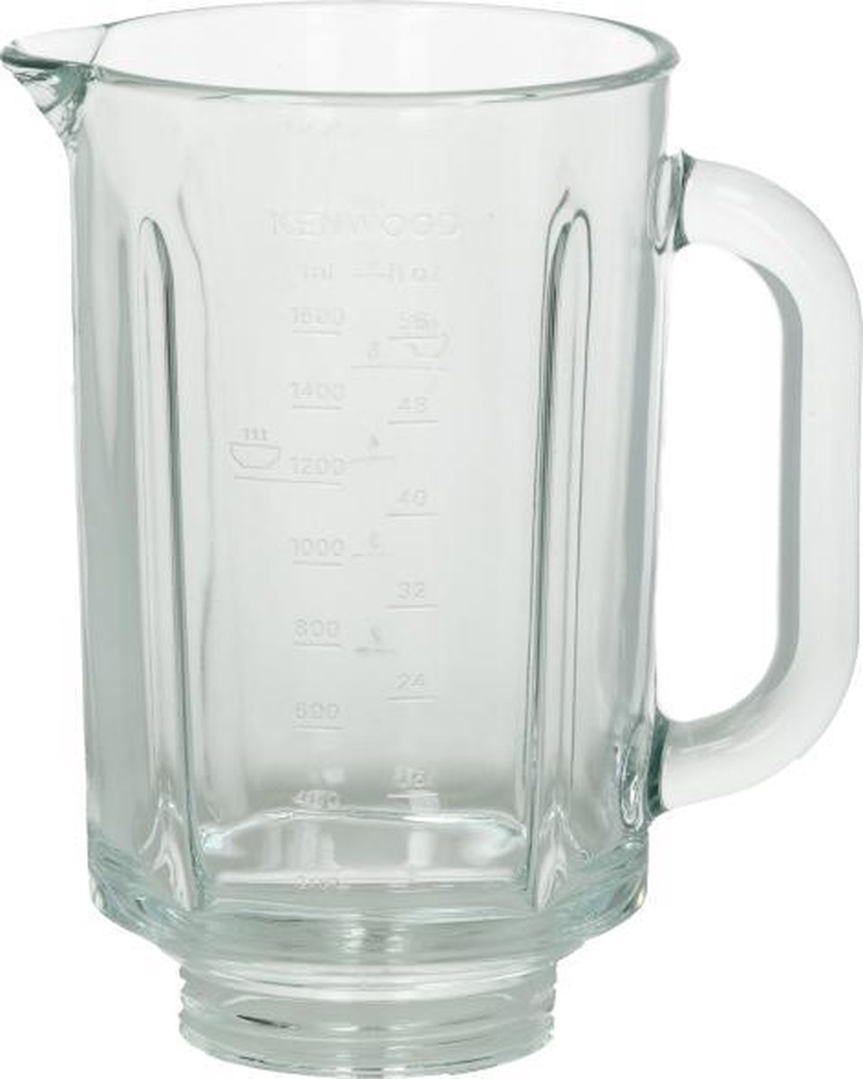 Kenwood glazen blenderbeker blenderkan 1.6ltr glas blenderglas voor oa. AT358, BL700, BL710, BL760, BL770