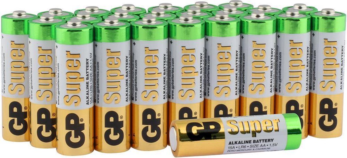 GP Super Alkaline AA batterijen - 24 stuks - GP