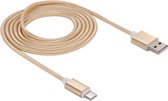 1,5 m geweven stijl metalen kop USB-C / Type-C 3,1 tot USB 2.0 data- en laadkabel, voor Galaxy S8 & S8 + / LG G6 / Huawei P10 & P10 Plus / Xiaomi Mi 6 & Max 2 en andere smartphones