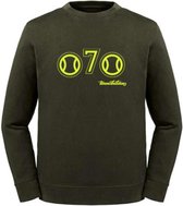 Tennis sweater - 070 Den Haag tennishelden (groen)
