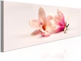 Schilderijen Op Canvas - Schilderij - Beautiful Magnolias 150x50 - Artgeist Schilderij