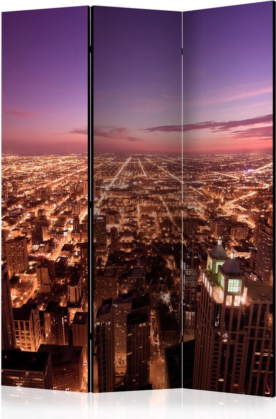 Paravent - Paravent - Paravent - Chicago Panorama [Room Dividers] 135x172 - Paravent Artgeist