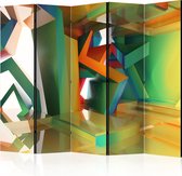 Kamerscherm - Scheidingswand - Vouwscherm - Colourful Space II [Room Dividers] 225x172 - Artgeist Vouwscherm