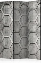 Kamerscherm - Scheidingswand - Vouwscherm - Platinum cubes [Room Dividers] 135x172 - Artgeist Vouwscherm