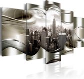 Schilderijen Op Canvas - Schilderij - Hazel New York 100x50 - Artgeist Schilderij