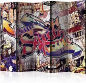 Kamerscherm - Scheidingswand - Vouwscherm - Cool Graffiti II [Room Dividers] 225x172 - Artgeist Vouwscherm