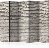 Kamerscherm - Scheidingswand - Vouwscherm - Brick Wall: Minimalism II [Room Dividers] 225x172 - Artgeist Vouwscherm