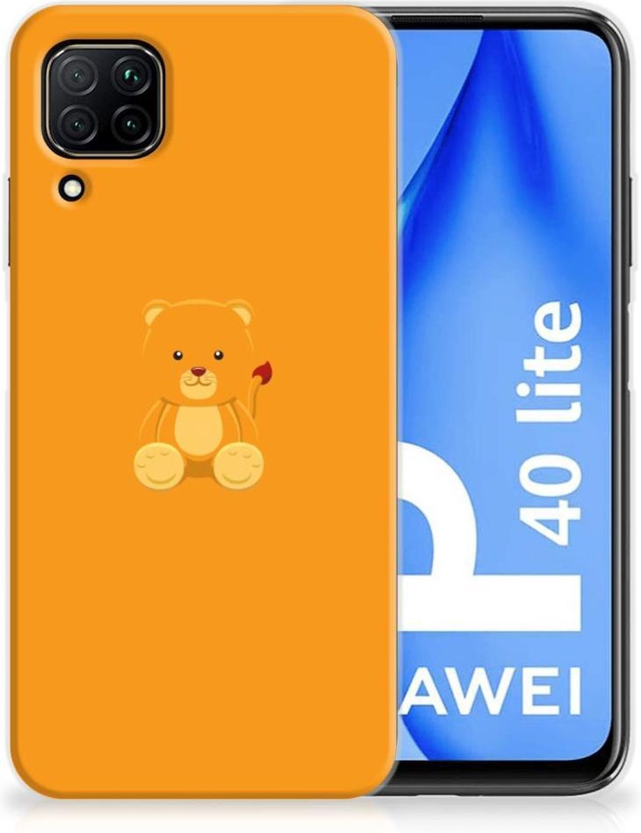 Huawei P40 Lite Telefoonhoesje met Naam Baby Beer