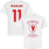 Liverpool M. Salah Champions T-Shirt 2020 - Wit - Kinderen - 116