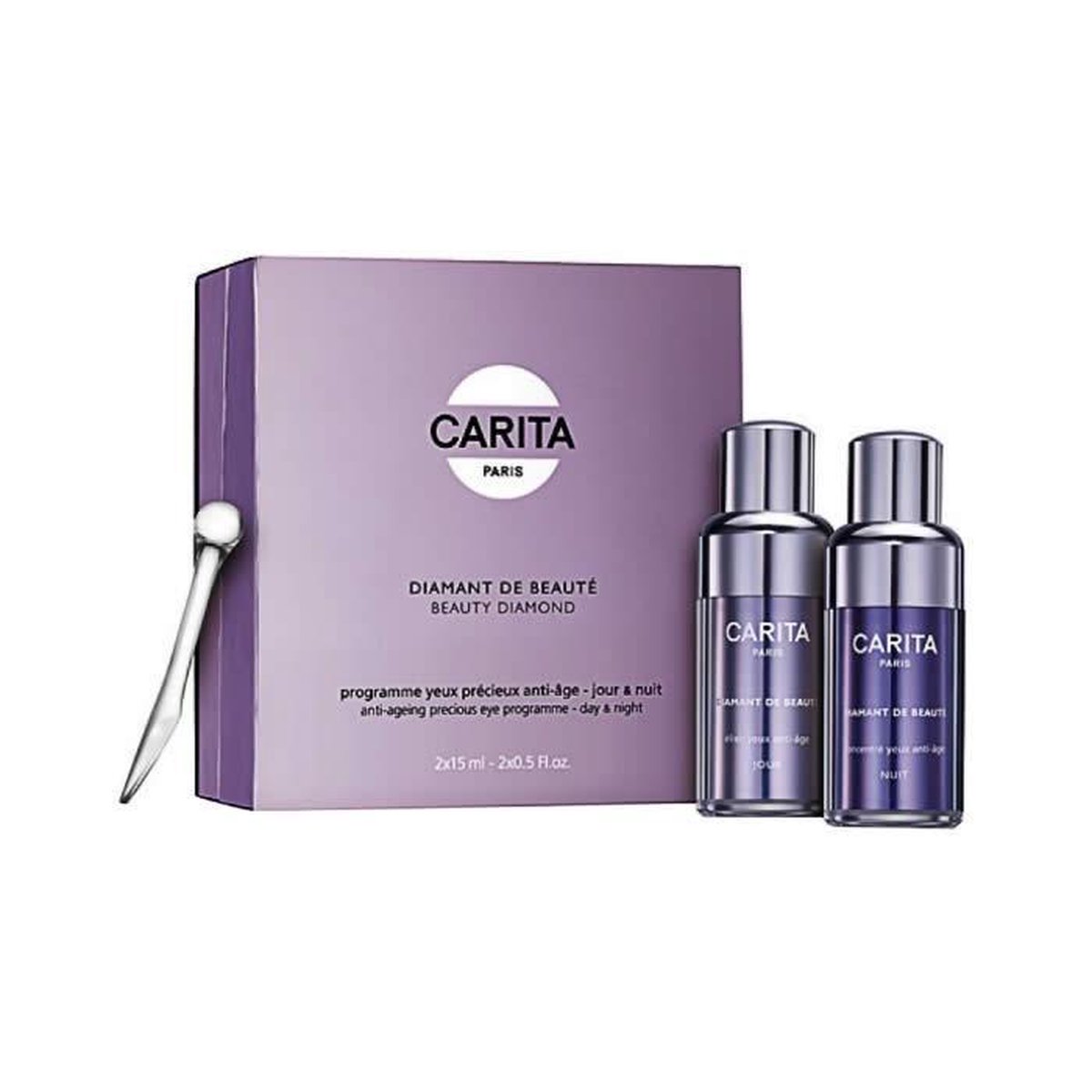 Carita Diamant de Beaute Elixer Yeux Anti age Jour et Nuit bol