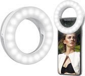 Premium Selfie LED Lamp Ring Clip – Smartphone / Tablet Geschikt - LED Ring Light