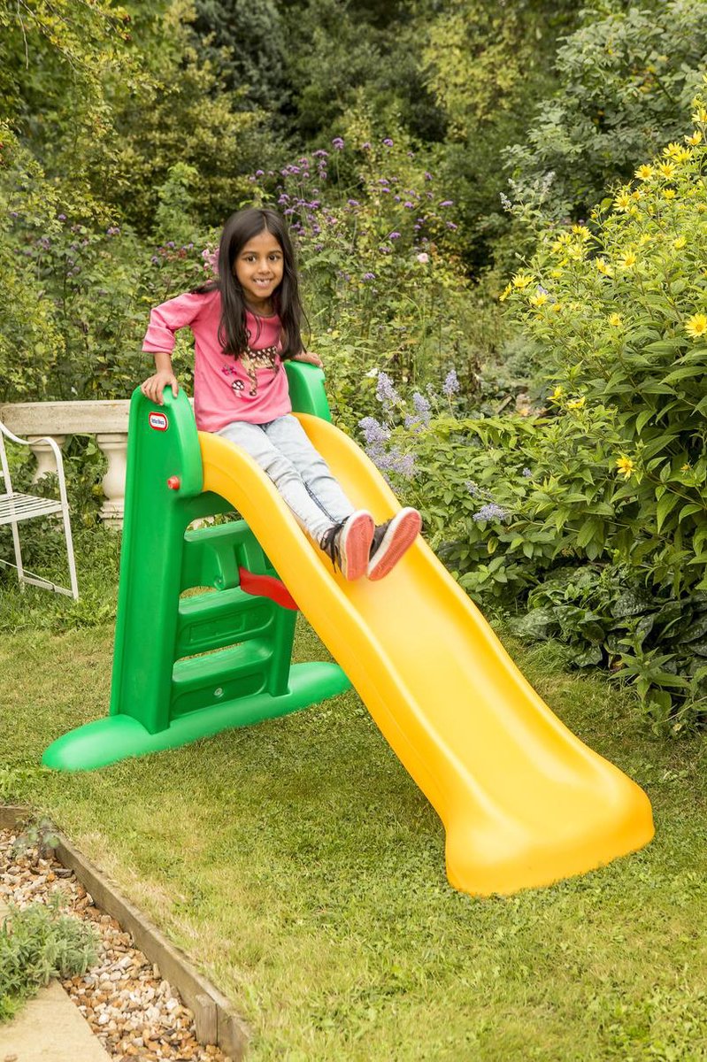 Little Tikes Glijbaan Large Slide - Peuter -Voor Buiten - Groen Geel — afbeelding 5