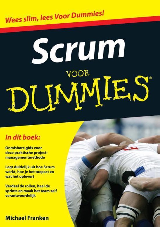 Cover van het boek 'Scrum voor Dummies' van R. van Solingen