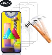 Samsung Galaxy M21 Screen Protector [4-Pack] Tempered Glas Screenprotector