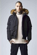 Urban Classics Bomber jacket -XL- Hooded Heavy Zwart