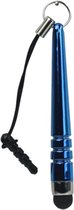 Mini Stylus Pen Met 3.5MM Koord Blauw - Geschikt Voor Alle Apparaten - Blauw