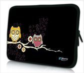 Laptophoes 14 inch uiltjes - Sleevy - laptop sleeve - laptopcover - Sleevy Collectie 250+ designs