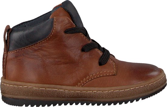 Jochie \u0026 Freaks Jongens Hoge sneakers 19252 - Cognac - Maat 23 | bol.com