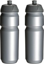 2 x Bouteille Tacx Shiva - 750 ml - Argent - Gourde