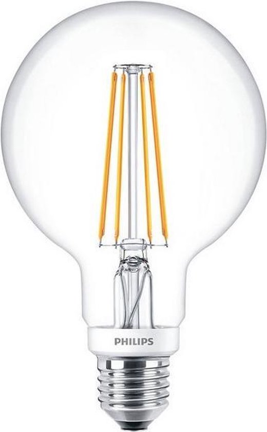 Herformuleren circulatie waterval Philips Melania Led-lamp - E27 - 2700K Warm wit licht - 7 Watt - Dimbaar |  bol.com