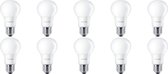 PHILIPS - LED Lamp 10 Pack - CorePro LEDbulb 827 A60 - E27 Fitting - 8W - Warm Wit 2700K | Vervangt 60W - BES LED