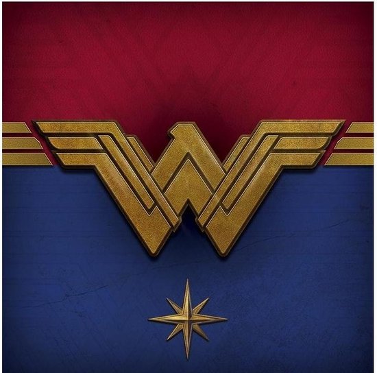 Schilderij - Wonder Woman Canvas Emblem - Multicolor - 40 X 40 Cm Wonder Woman - Canvas 40x40 '18mm' - Emblem