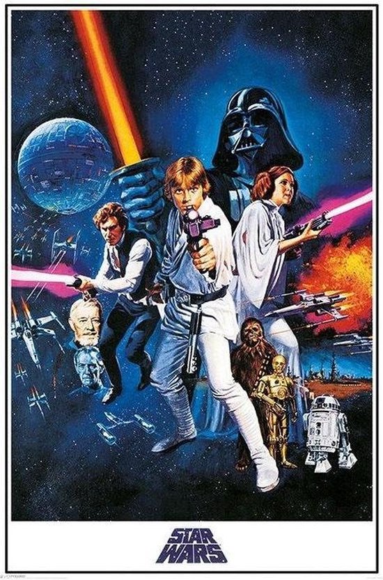Star Wars Un New espoir affiche une feuille 61 x 91,5 cm
