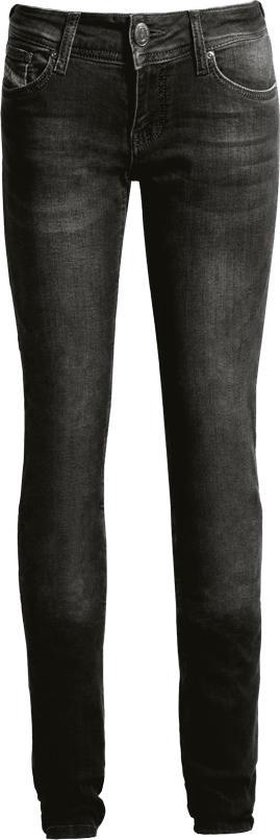 JOHN DOE BETTY HIGH BLACK USED XTM MOTORCYCLE JEANS-33/34 - Maat - Broek