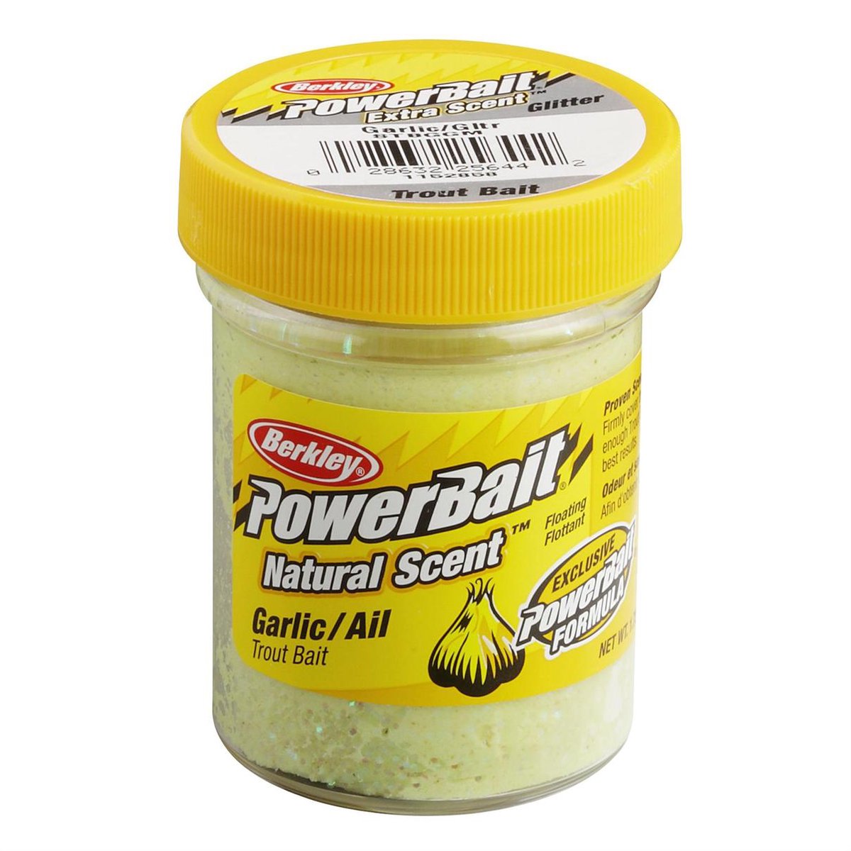 Berkley TroutBait Natural Scent - Foreldeeg - 50 gr - Garlic Glitter