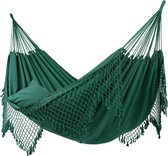 Hangmat Tweepersoons 'Sublime' Green (Groen) | Bijpasende opbergtas | 180 KG | Handgemaakt in Brazilië | 1% For The Planet | Tropilex