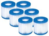 Zwembad filters 6 stuks - Intex type H pomp - vervangingsfilters