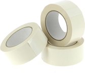 Verpakkingstape - dozentape PVC wit 66 Meter x 48/50 mm dikte 33u | Inpak tape | plekband.