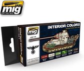 AMMO MIG 7108 Interior Colors German Tanks - Acryl set Verf set