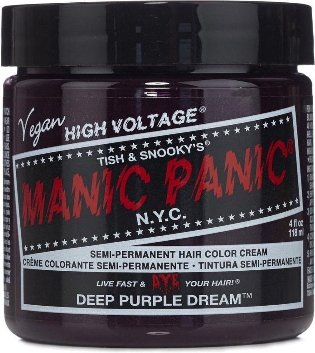 Manic Panic Semi permanente haarverf Deep Purple Dream Classic Paars