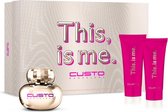Parfumset voor Dames This Is Me Custo EDP (3 pcs) (3 pcs)