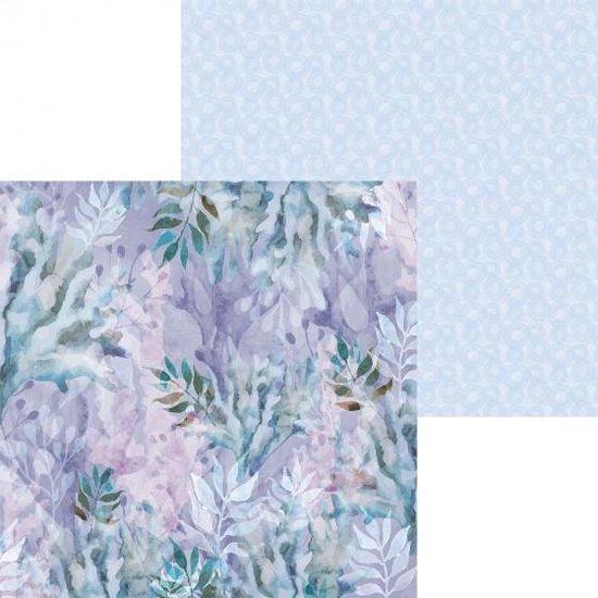 Kaisercraft mermaid tails doublesided 12x12" coral reef