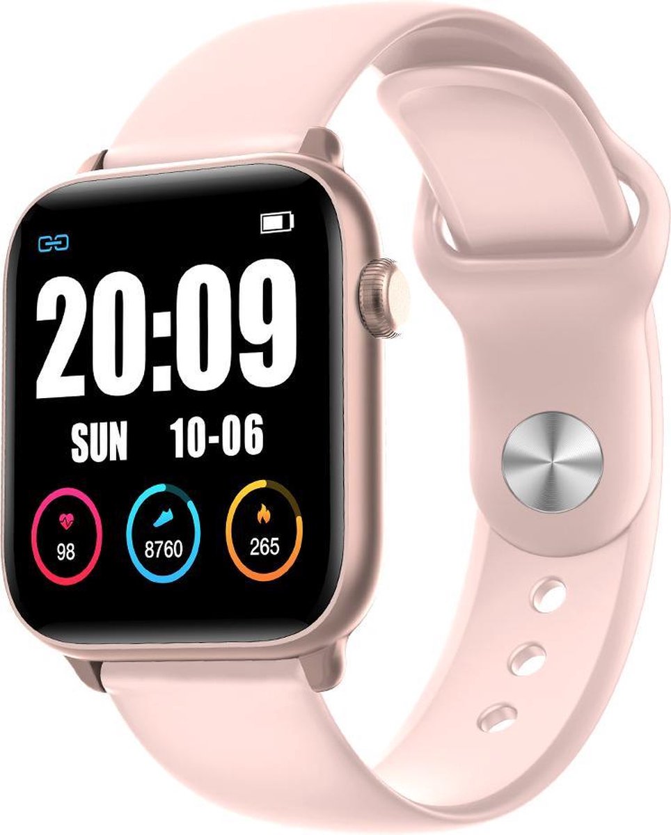 bol.com | Belesy® Thermo Pro - Smartwatch - Horloge - 1.3 inch –  Kleurenscherm - Full Touch -...