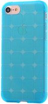 Shop4 - iPhone SE (2022) / SE (2020) / 8 / 7 Hoesje - Zachte Back Case Cube Blauw