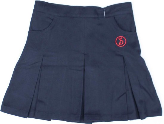 Sint-Ludgardis schooluniform - Rok  meisje - Donkerblauw - Maat 6 jaar