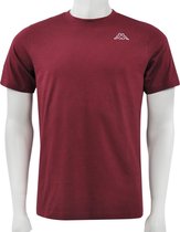 Kappa - Logo Cafers Tee - Katoenen T-shirt - S - Rood