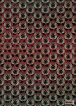 Komar Heritage | pauw patroon | fotobehang op vlies 200x280cm