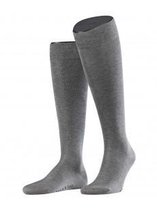 FALKE Tiago heren kniekousen - grijs (light greymel.) - Maat: 43-44