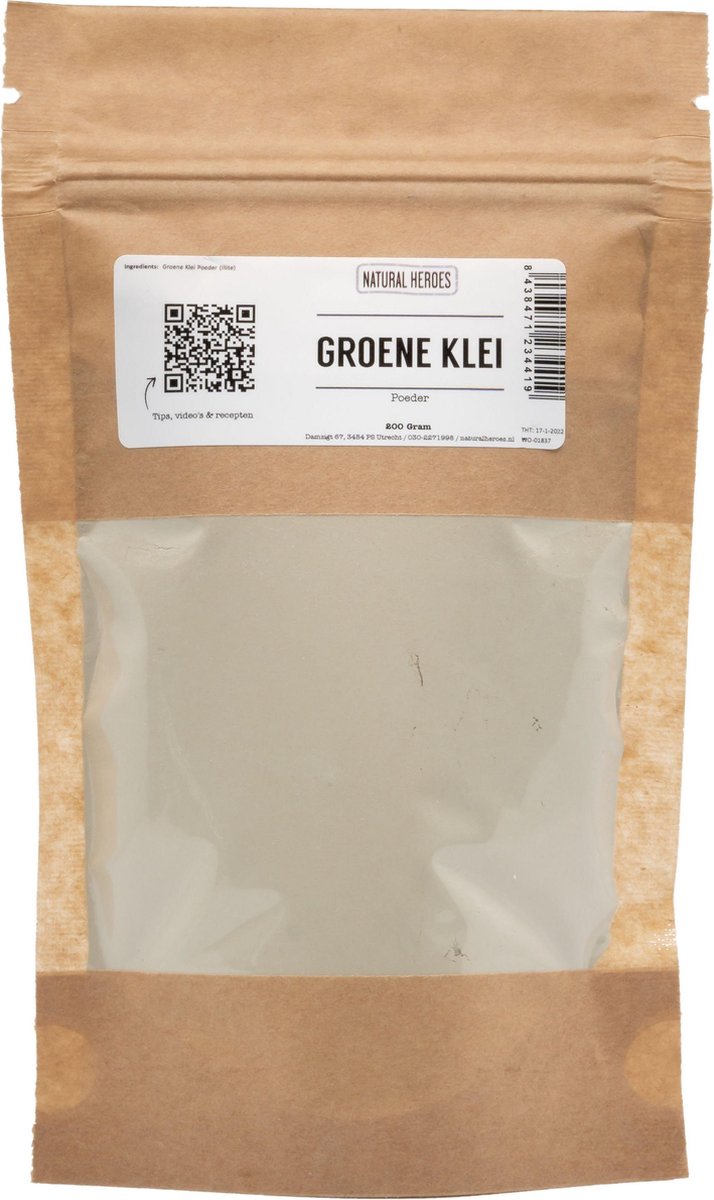 Französisches Grüntonpulver 0,5 Lbs (ca. 227g) - Montmorillonit-Ton Für Gesichtsmasken, Hautpflege & Seifenherstellung