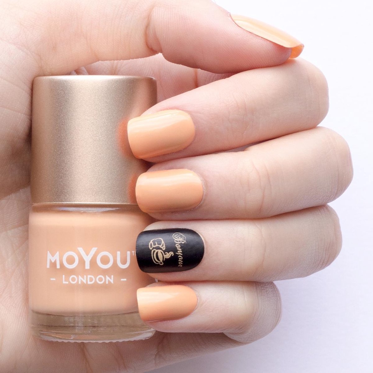 MoYou London Stempel Nagellak - Stamping Nail Polish 9ml. - Malibu Tan